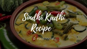 Sindhi Kadhi with representation of veggies