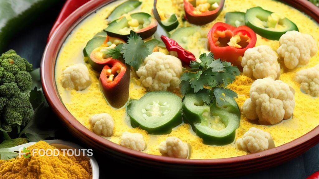 A bowl of Sindhi Kadhi