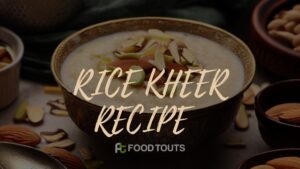 A bowl of Rice Kheer garnished with almond ,pistachio and raisins