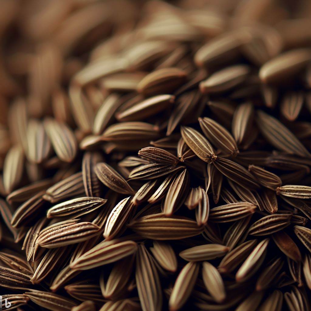 caraway seeds high definition photo
