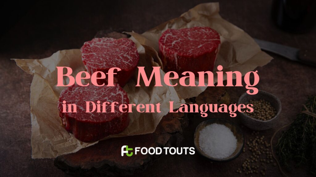 Beef meanings in different languages, such as, hindi, urdu, punjabi, persian