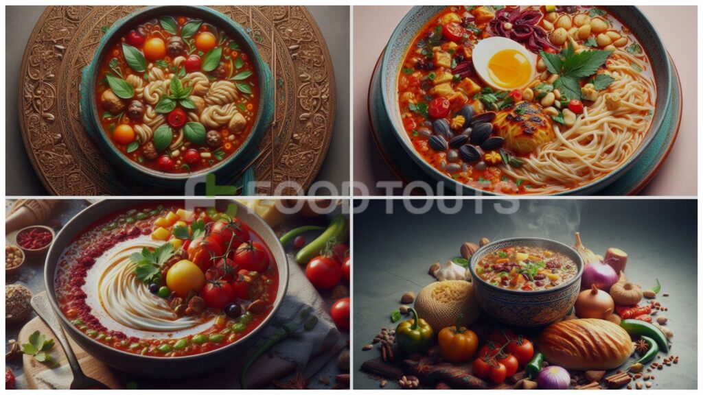 Aush soup of Afghanistan